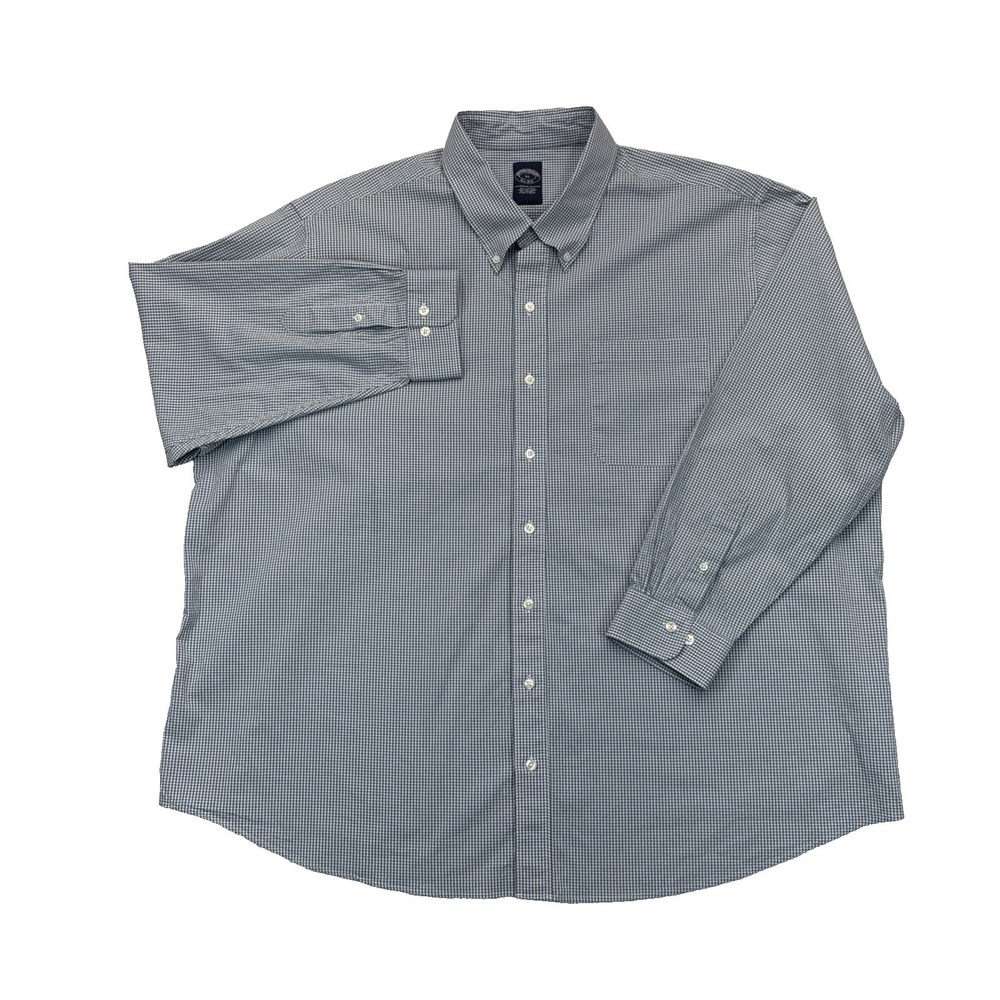 Brooks Brothers Gingham Check Shirt Mens 3XL Preppy Ivy Style Button Down